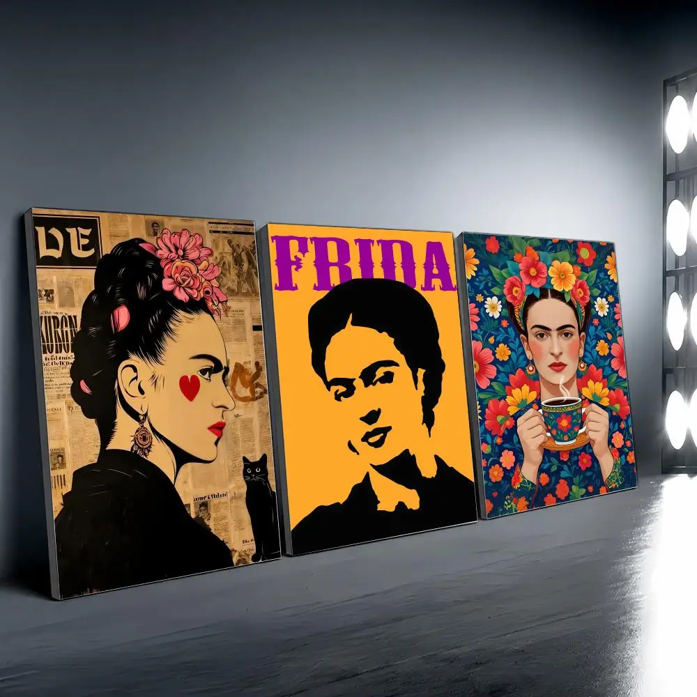 F-frida Kahlo Poster Vintage Wall Art Aesthetic Room Decor Print Living Room Bedroom Home Decoration
