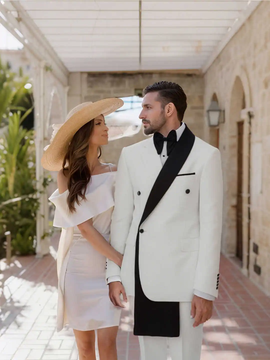 Mens Suit Slim Fit Tailor-Made Gentlemen Suits Beads Jacket Customized Wedding Prom Formal Occasions Groom Tuxedo Plus Size