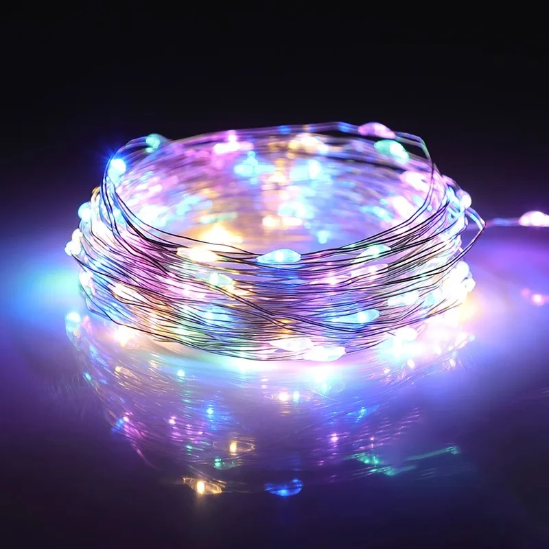 5M/ Battery Powered Fairy Light String Led Copper Wire String Light For Halloween Christmas Bedroom Garden Party Wedding Decor
