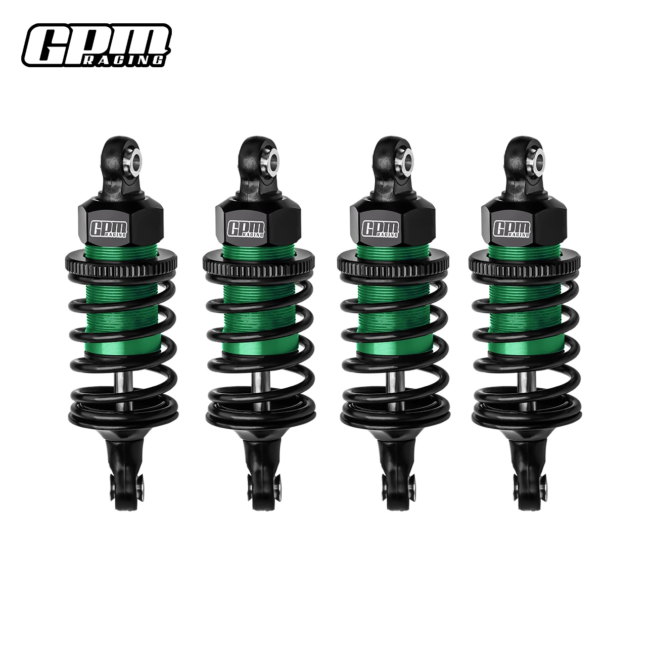 GPM TRAXXAS 1/10 4-TEC Drift Ford Mustang للصدمات الفائقة المملوءة بالزيت F+R #4