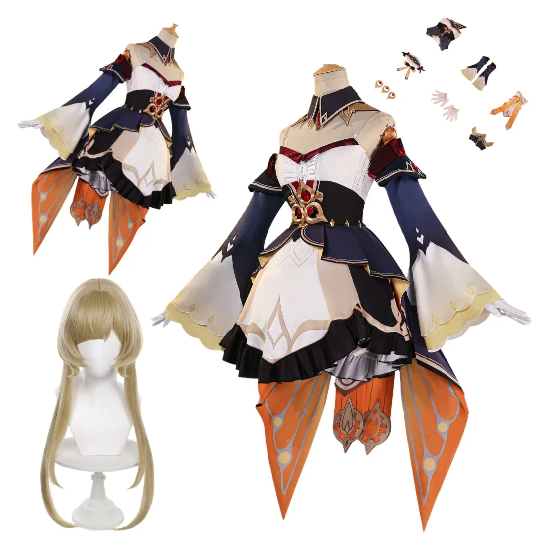 

Cosplay Genshin Impact Sandrone Marionette Game Costume Wig