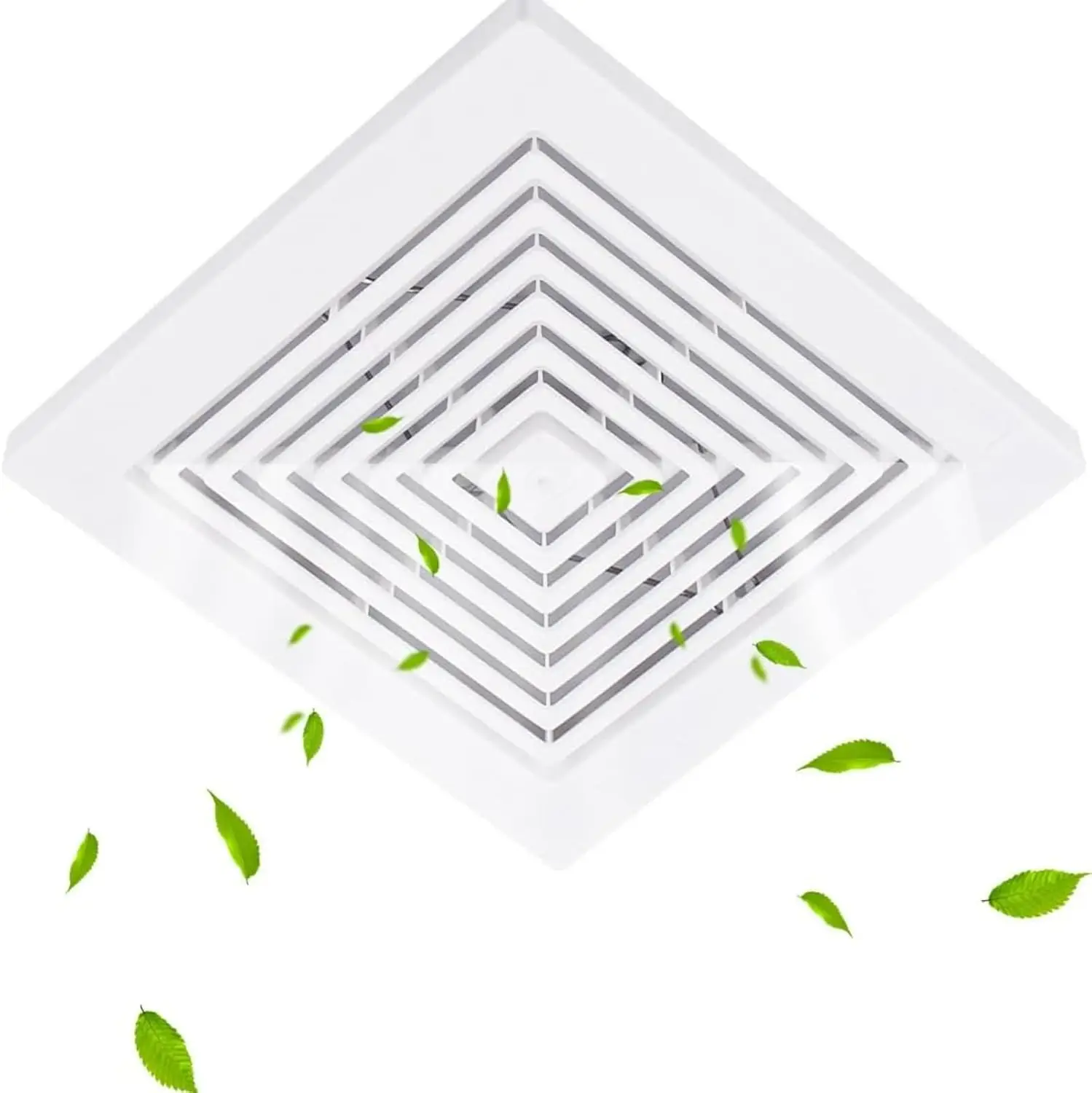 

Bathroom Exhaust Fan Cover with Spring for Broan-NuTone Exhaust Fan Square Ceiling or Wall-Mount BP46 Grille