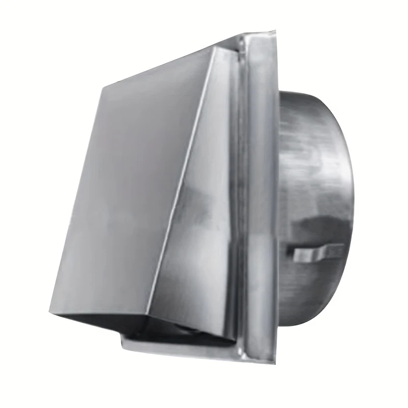 

1 шт. Вентиляционная решетка для вытяжки 4 дюйма, из нержавеющей стали 304, наружная настенная, с сетчатым экраном