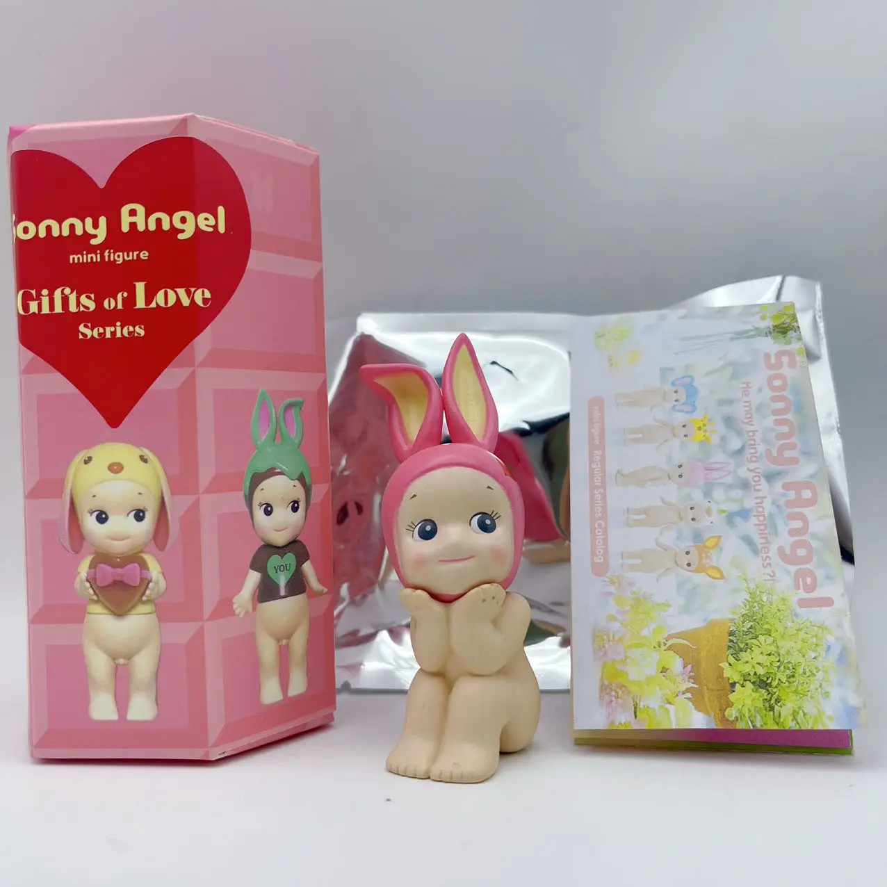 New Hot Sonny Angel Gifts Of Love Series Model Limited Collection Figure Cartoon Desktop Blind Box Xmas Valentine'S Day Gift Toy