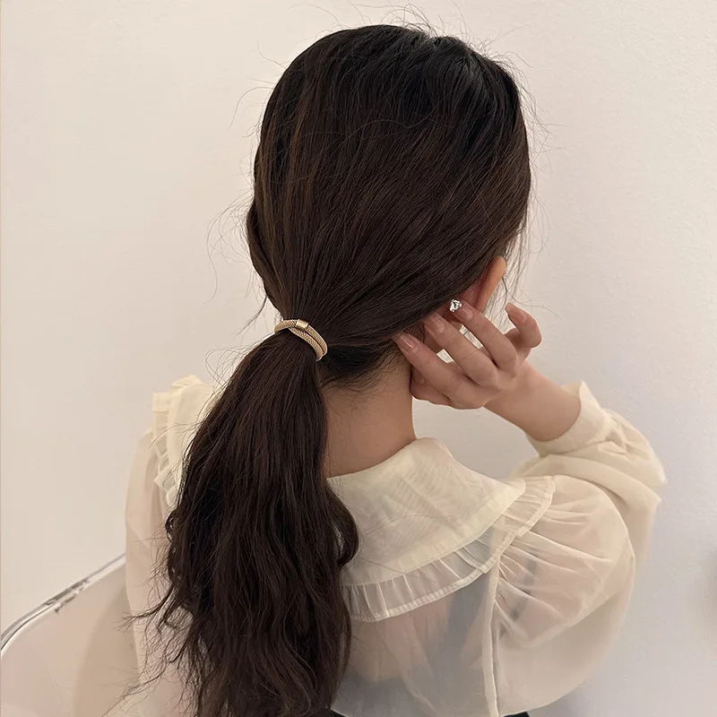 10/20/50/100Pcs Elastic Hair Ties, Durable Simple Basic Hair Bands, High Ponytail Hair Rubber Bands Women Hair Accessories