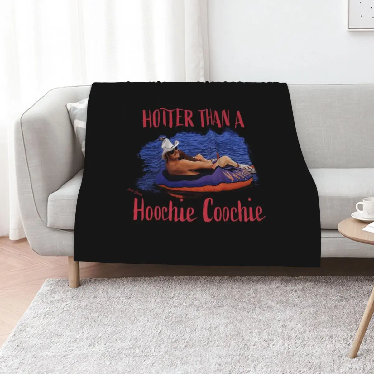 

Alan Jackson Throw Blanket Bed linens Flannel Flannels Designers Blankets