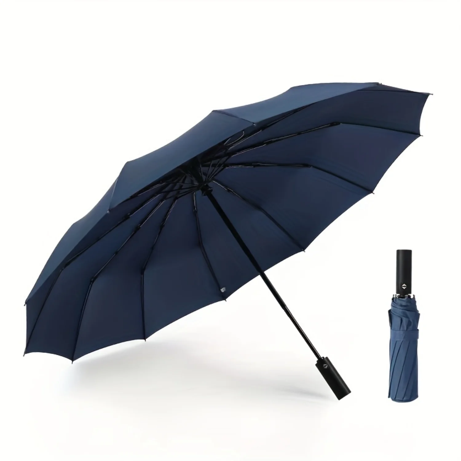 Wind Resistant 3-Fold Automatic Umbrella, Big 12 Bones Umbrella