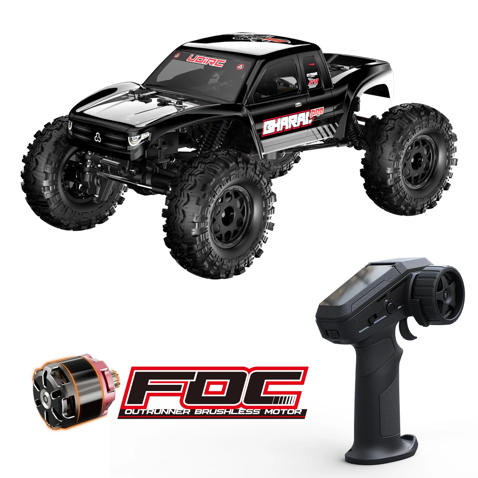 UDIRC 1/18 1/24 スケール ミニ RC クロー - Rc Rock Crawler Rtr Brushless のレビューと価格