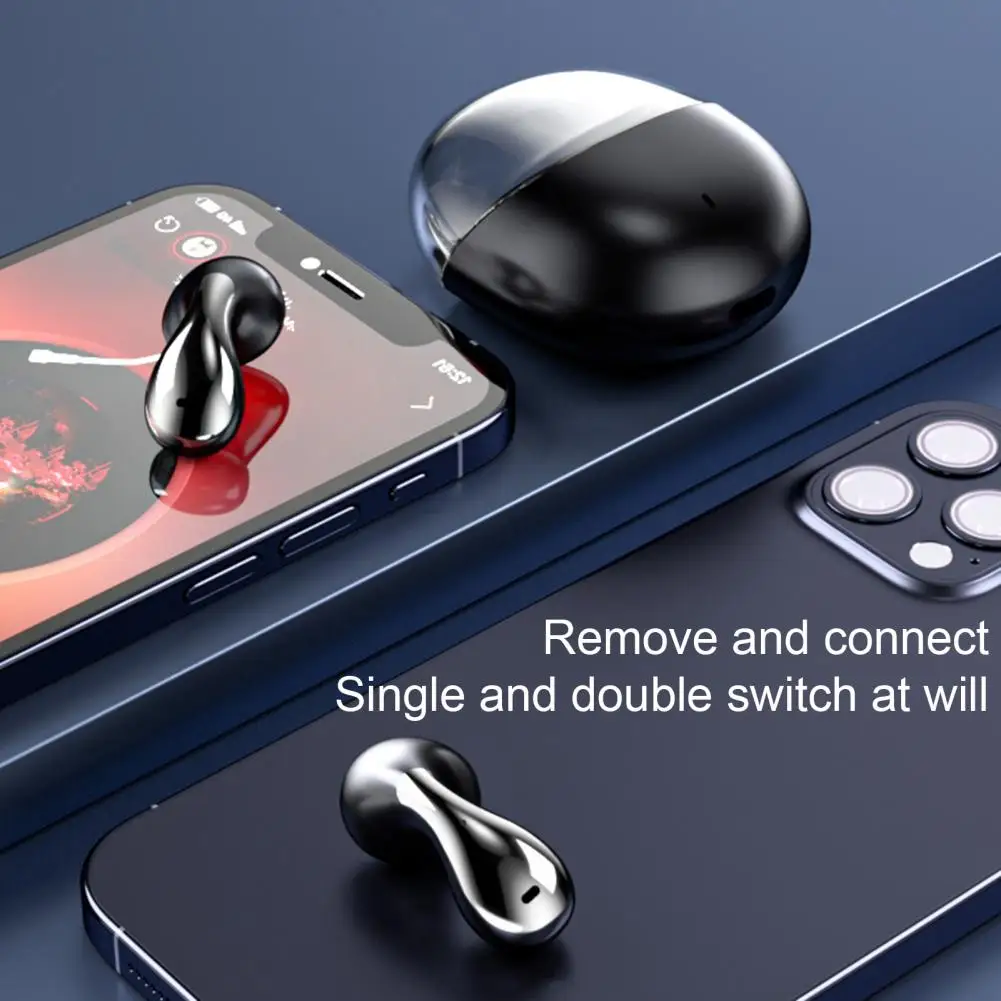 Wireless Earbuds with Microphone Crystal Clear Sound Noise Reduction Comfortable Fit Bluetooth-compatible 5.3 Earphone