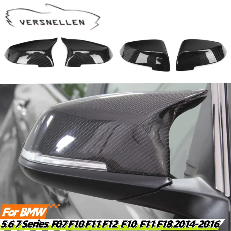 

Real Carbon Fiber F10 Mirror Cover for BMW 5 6 7 Series F10 520Li 525Li 530Li 2014-2016 F11 F01 F02 F07 GT Rearview Mirror Cap