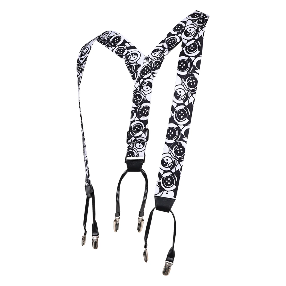 Stanley Cosplay Shoulder Strap Necktie Movie The Mask Fantasia Back Strap Tie Halloween Carnival Roleplay Costume Accessories - Image 3