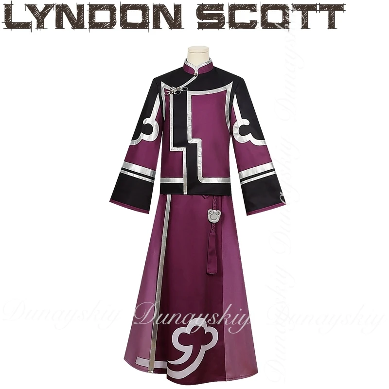 هونكاي: لعبة ستار ريل ليندون سكوت كوسبلاي باللون الأرجواني شركة السلام Interastral وكيل خاص أزياء تنكرية مجموعة كاملة