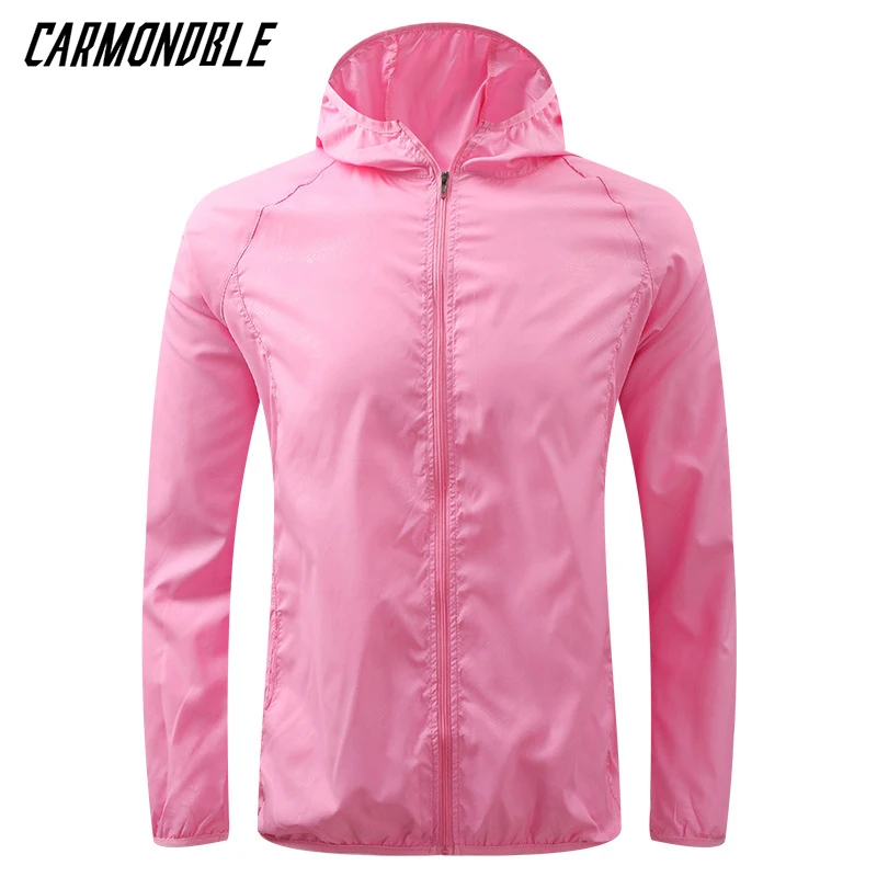 

CARMONDBLE Mountain Bike Sunscreen Clothing Cycling Outdoor Sports Sun Protection Jackets Women Bicycle MTB Lightweight UV Coat