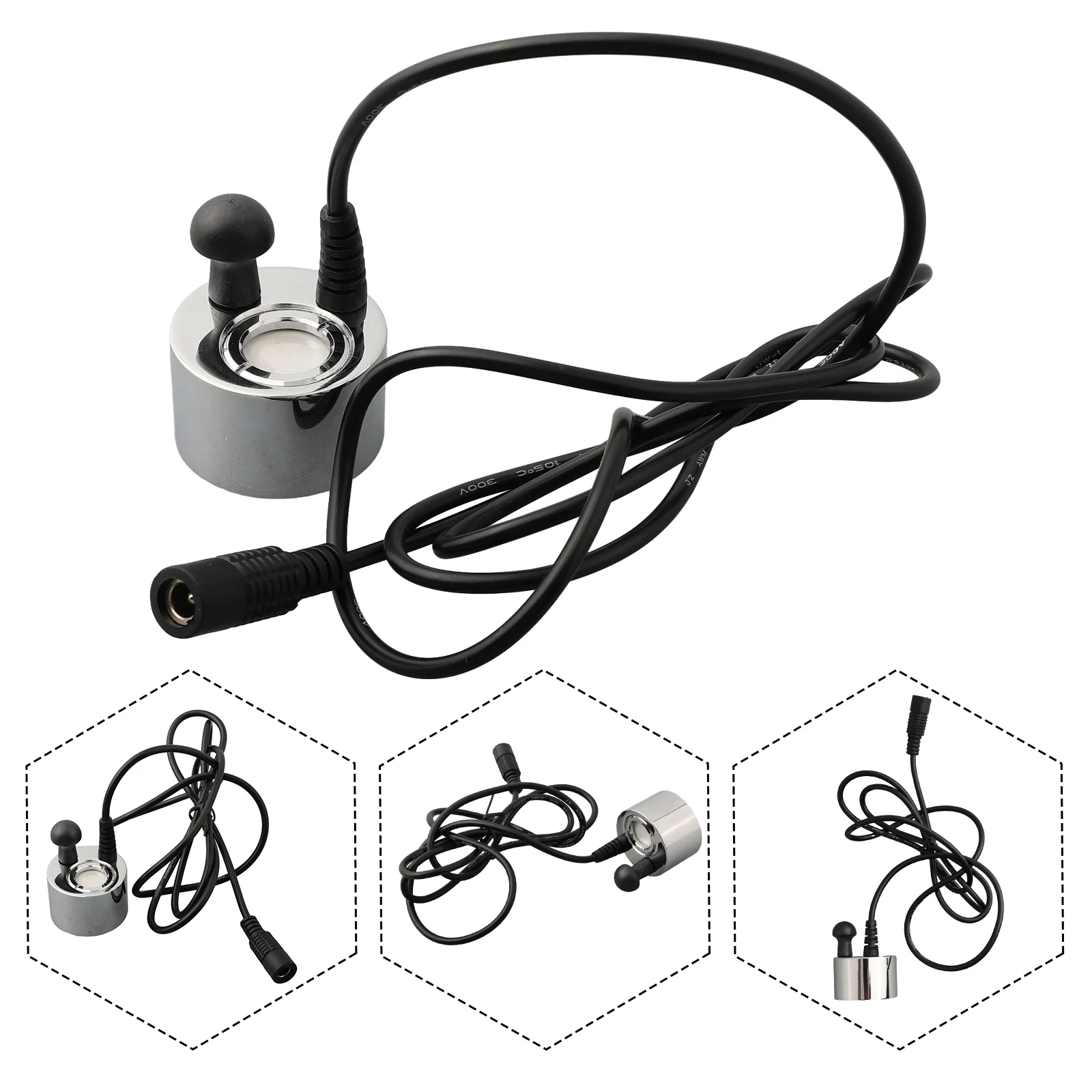 Efficient Electric Fire Transducer Glass Disk M011B for Compatibility with Various For Optimyst Heating Solutions