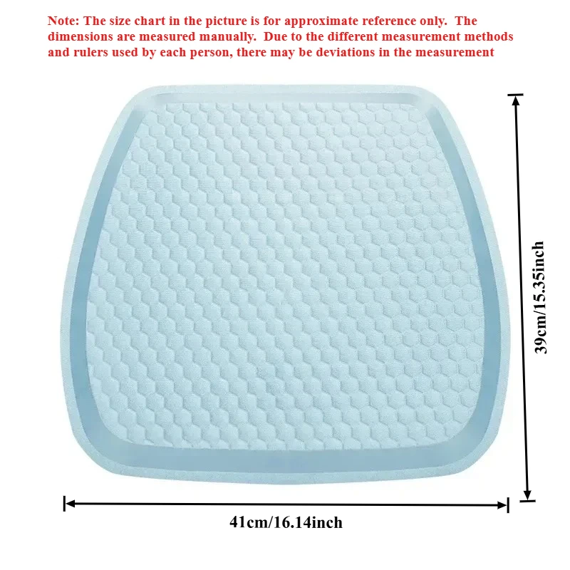 وسادة مقعد جل الثلج للسيارة، حصيرة سيليكون للتهوية، مستلزمات السيارة، ملحقات داخلية للسائق من النوع العالمي لجميع المواسم