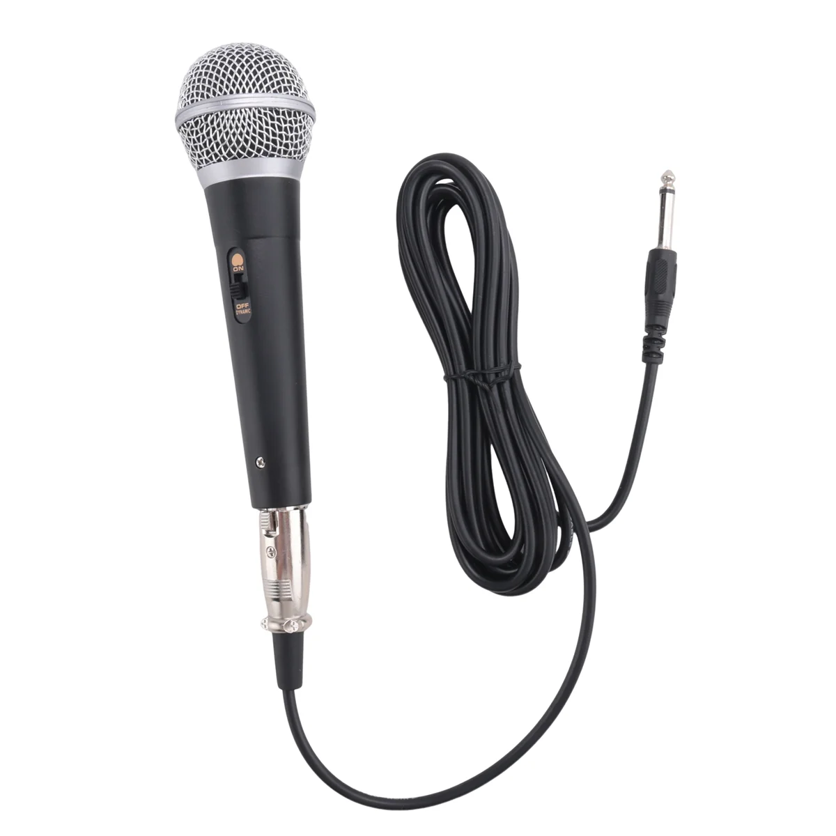 สําหรับคาราโอเกะ Vocal Music Performance ไมโครโฟนคาราโอเกะมือถือ Professional ไมโครโฟนแบบไดนามิกแบบมีสาย Clear Voice Mic