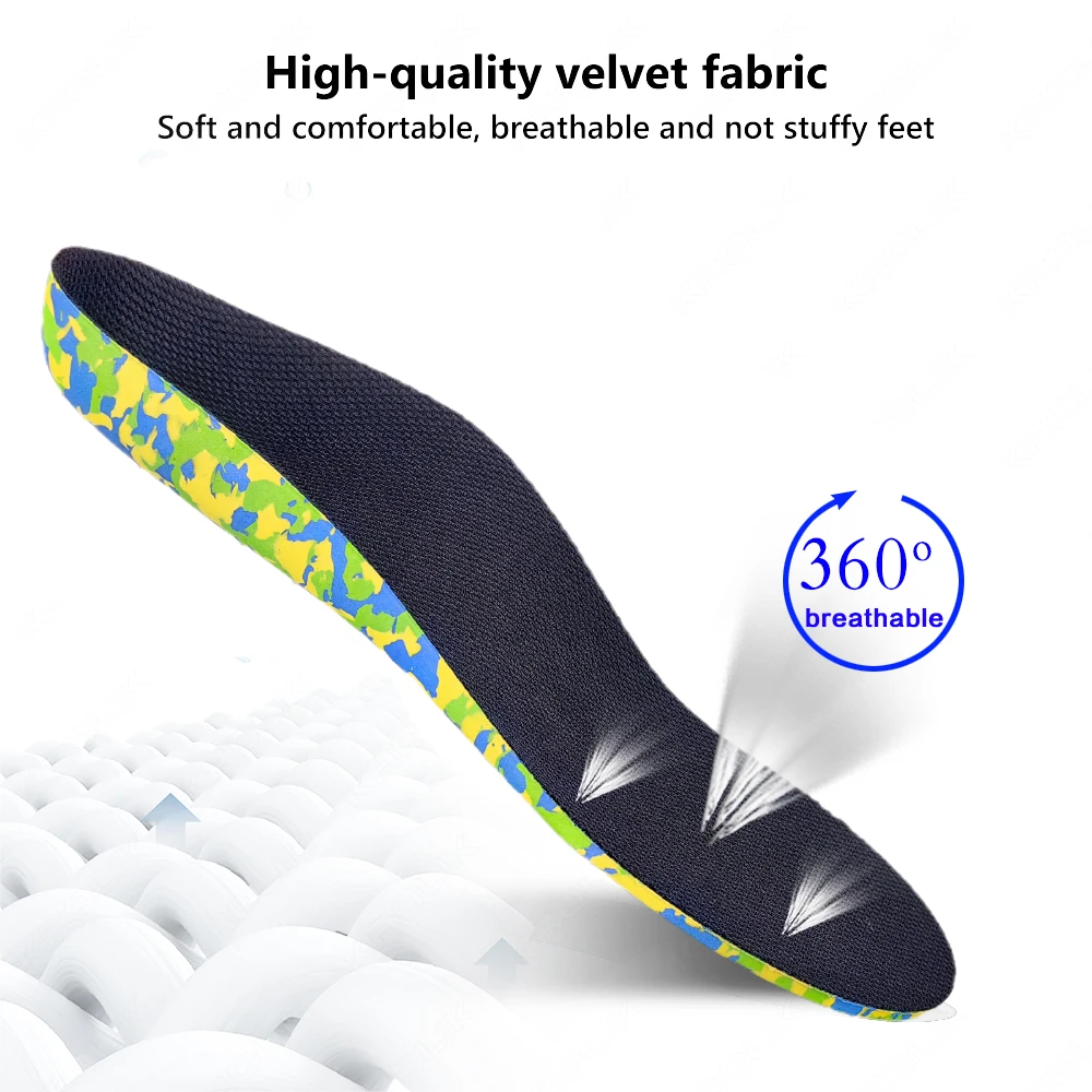 Kid and Adult Orthotics Insoles Leg Health  Correction Care Flat Foot Arch Orthopedic Children Insole Support Sport Shoes Pads