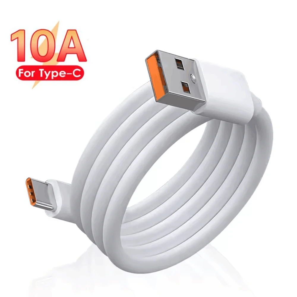 10A 120W Typ C Kabel Superschnelles Laden Ladegerät Datenkabel Hochgeschwindigkeits-Datenübertragung Datenkabel USB A auf Typ C Schnellladekabel