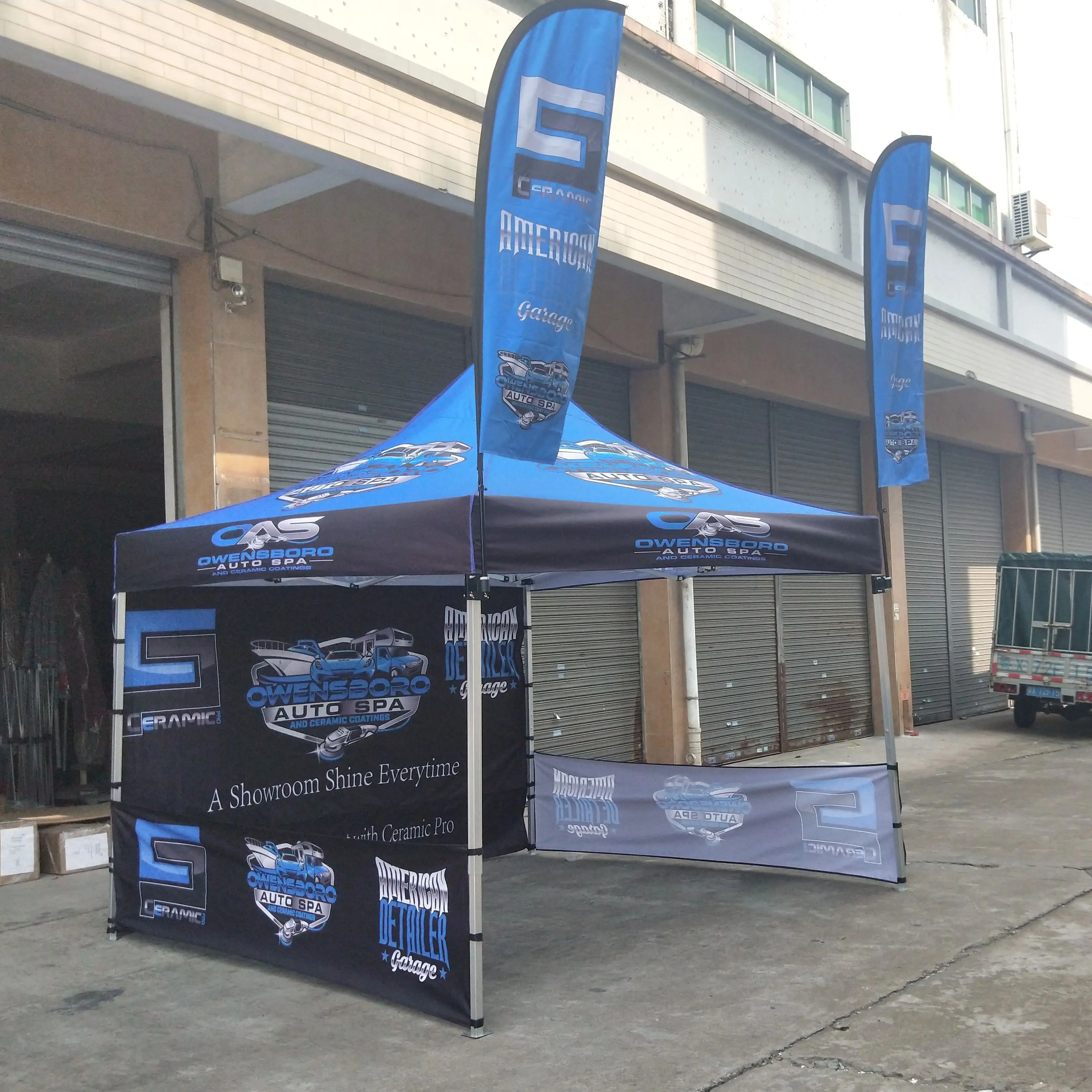 Carpa para Eventos y Exposiciones, Gazebos con Impresión Personalizada, Carpa Plegable, Bandera de Mesa