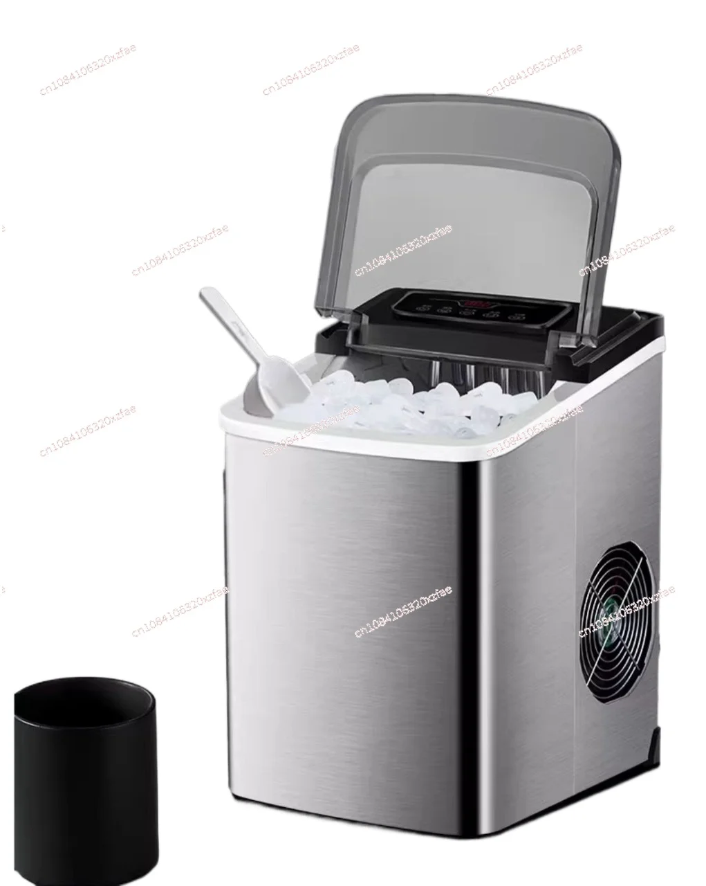 

Ice Machine Household Small Student Dormitory 15kg Mini Outdoor Low Power Automatic Ice Cube Making Machine