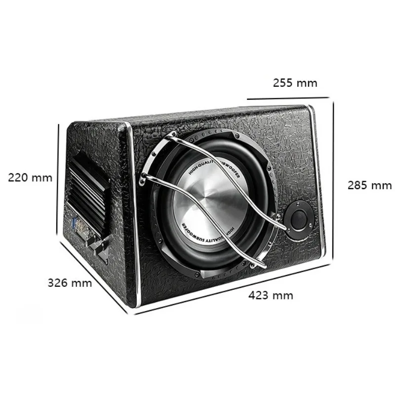 Suitable for Car Audio 10 Inch Subwoofer Active Car Speaker Subwoofer with Amplifier High Power