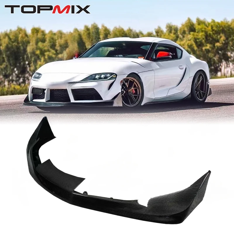 

Для Toyota GR Supra A90 2019-2025: Высококачественная карбоновая накладка на передний бампер в стиле Evasive – Элементы экстерьера