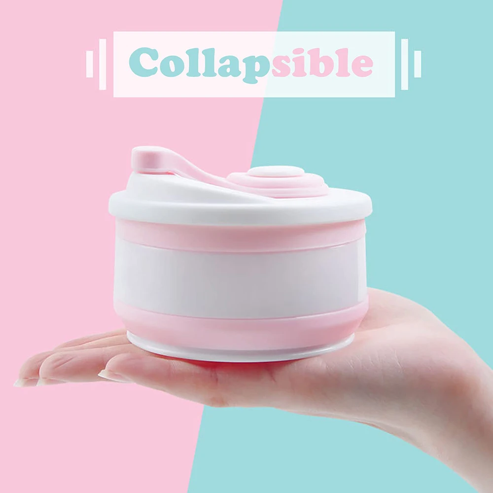 12 Oz Reusable Silicone Collapsible Cups with Lid for Camping 350ml 500ml Portable Folding Coffee Cups for Travel