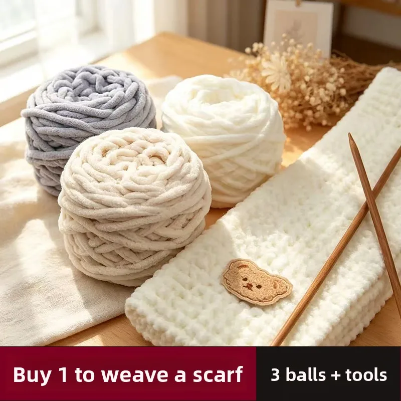 kit-de-materiais-para-trico-diy-de-cachecol-de-urso-com-la-grossa-fio-de-la-em-tira-e-la-em-bola-artesanal-para-colete-de