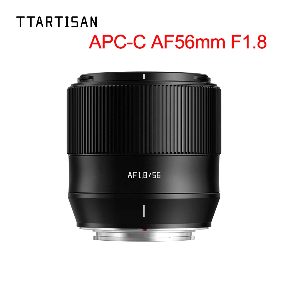 عدسة كاميرا إطار TTArtisan ، محرك متدرج السرعة ، عدسة صورة لصورة تلقائي لسوني إي فوجي × نيكون هرتز ، AF ، 56 ، F1.8