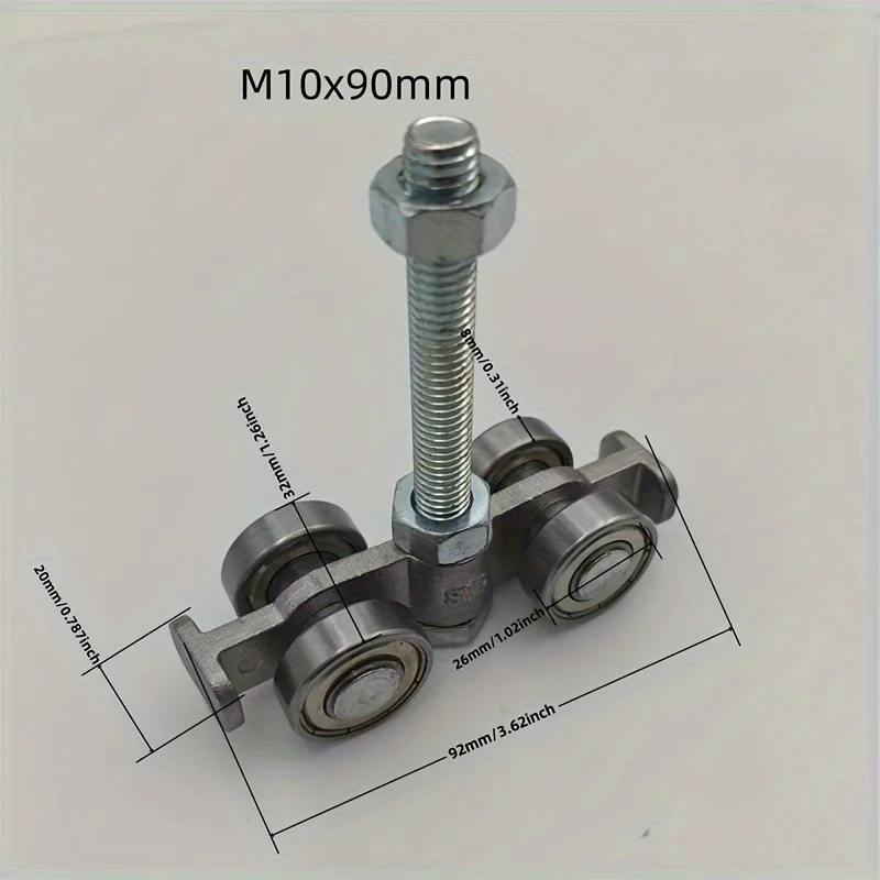 Silent 4-Wheel Suspension Wheel, Sliding Window Track Pulley, Household Sliding Door Roller, Warehouse Sliding Door Pulley