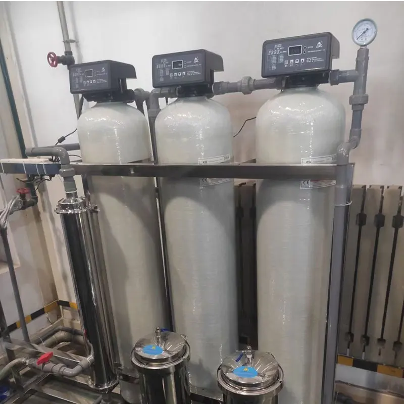 New Lianhua Household Commercial Softening Purification System Pump Motor Fully Automatic Soft Water Treatment 3000L/Hour