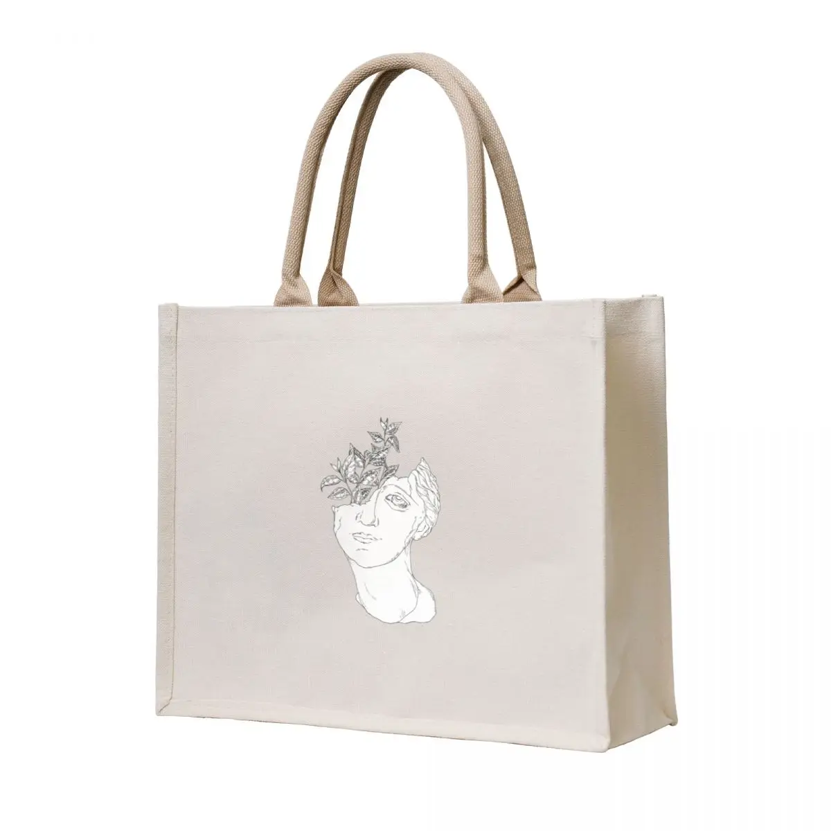 

Jungle statue Tote Bag Woman shopper bag Portable shopping bag shopping logo