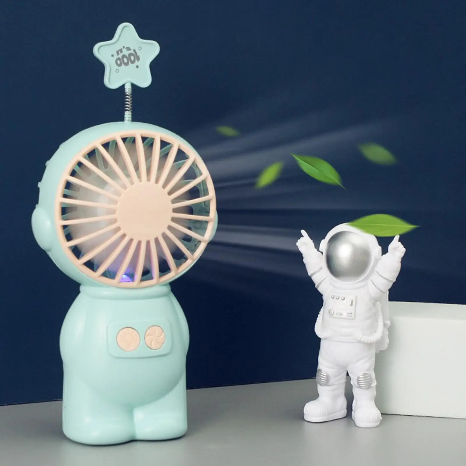 Portable Handheld Fan with 400mAh Battery Operated for Outdoor Travel Office