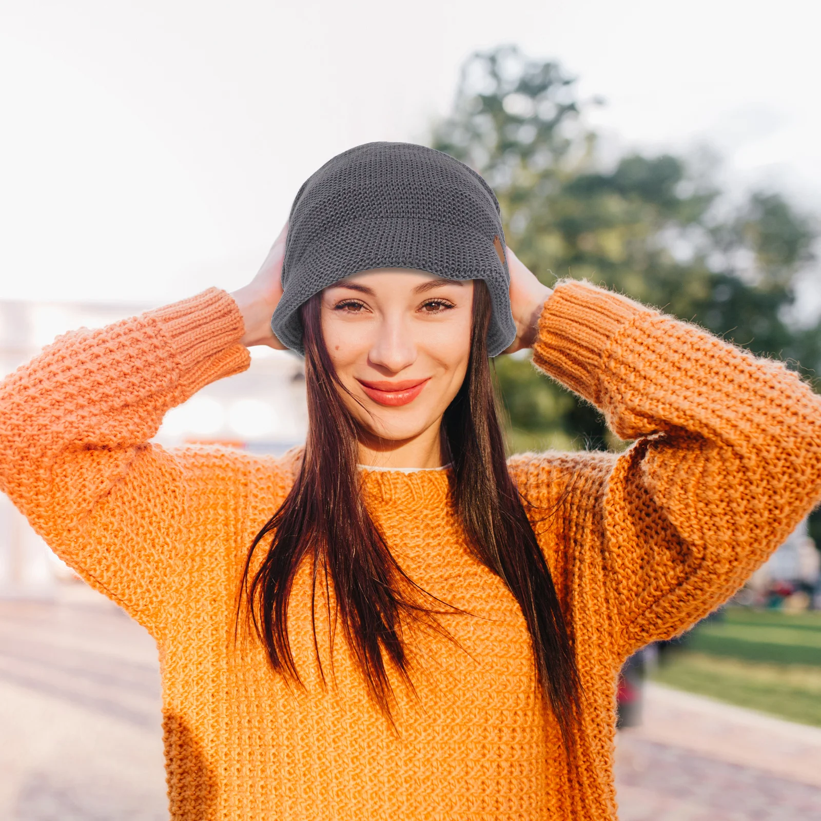 Gorro de invierno para mujer Talla única Se adapta a la mayoría Gorra cálida, ligera y cómoda y transpirable para actividades al aire libre Gorro de invierno para mujer