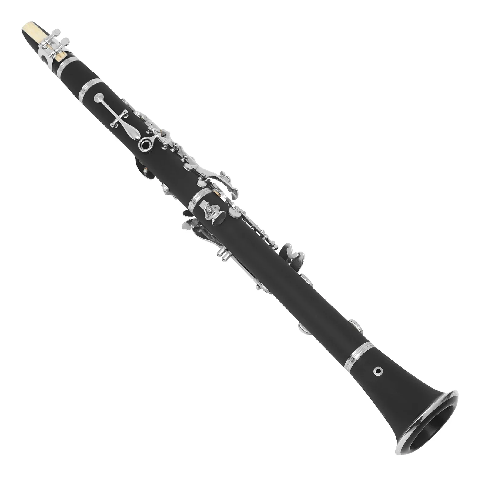 SLADE LDC810 Clarinet C Key Clarinet Professional Woodwind Instrument Bakelite Body White Copper Keys with Box Reed Accessories