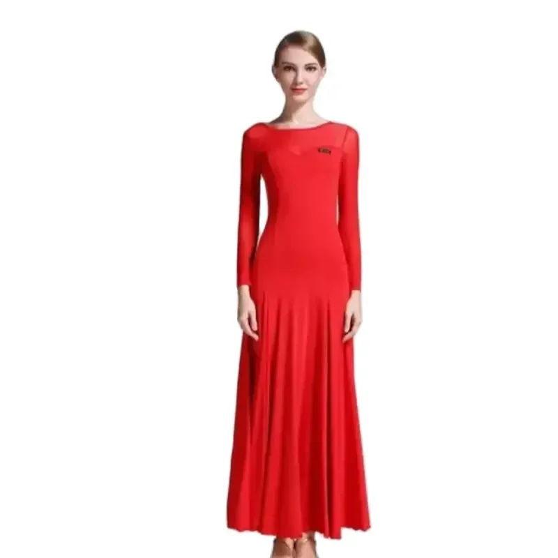 1 teile/los ballroom dance kleid frauen Spanisch kleid moderne kostüme tanz tragen frauen Walzer kleid rumba kostüme kleid