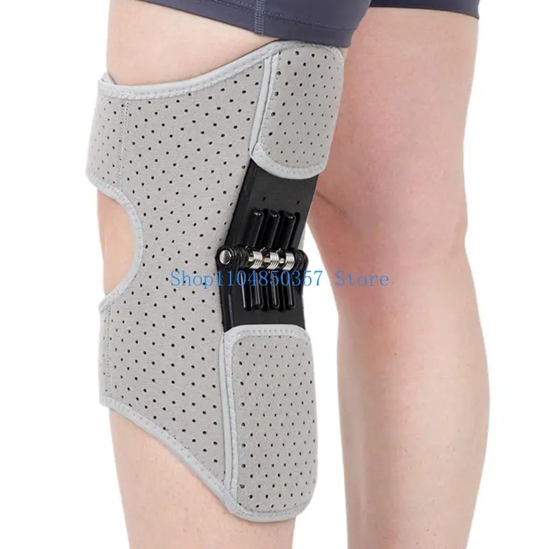 دعامة الركبة 5ASD لدعم الركبة قابلة للتنفس مع وسادة ركبة زنبركية قوية