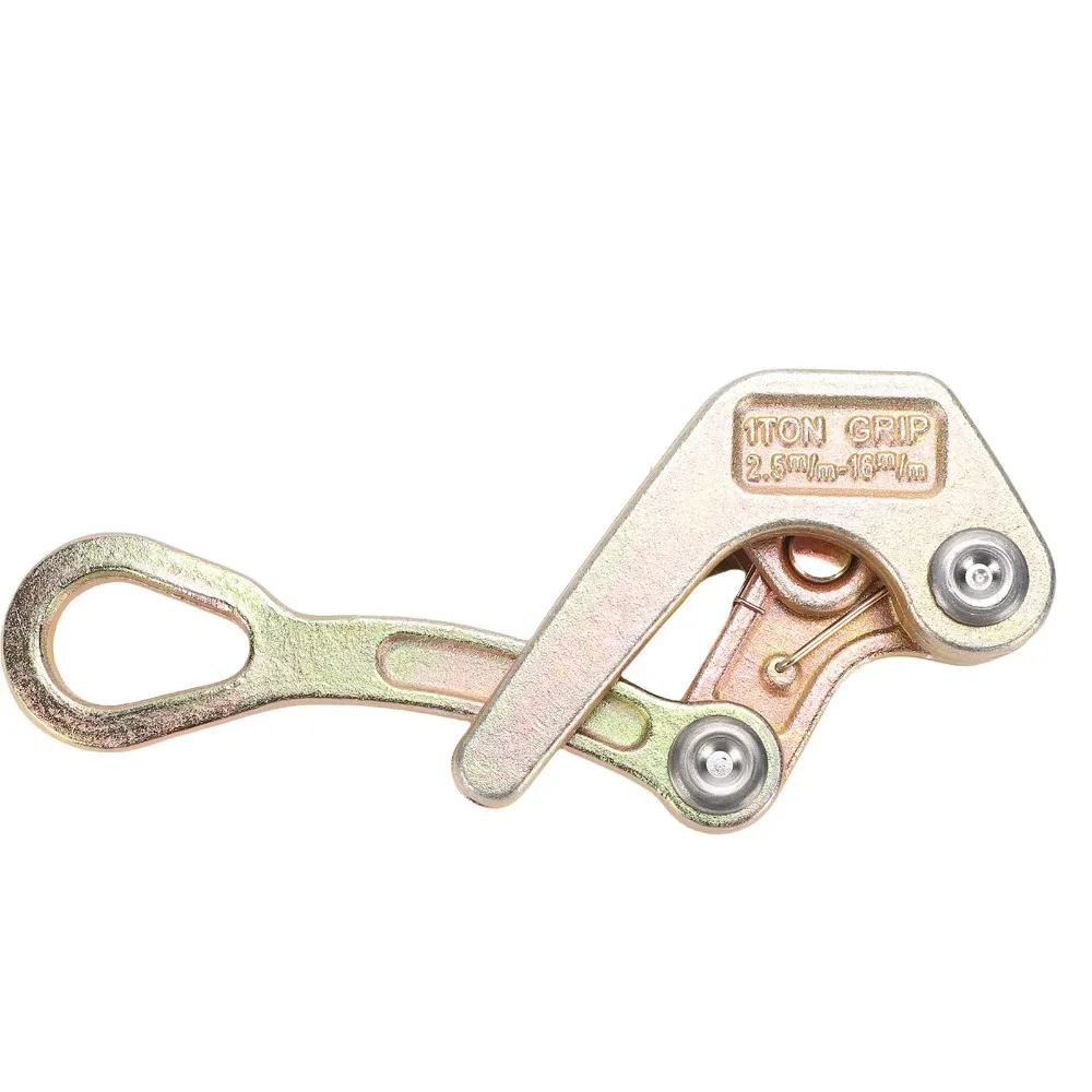 1 Ton Capacity Wire Gripper Tool Heavy-Duty Construction Multifunctional Use Cable Tensioning Tool Portable Design