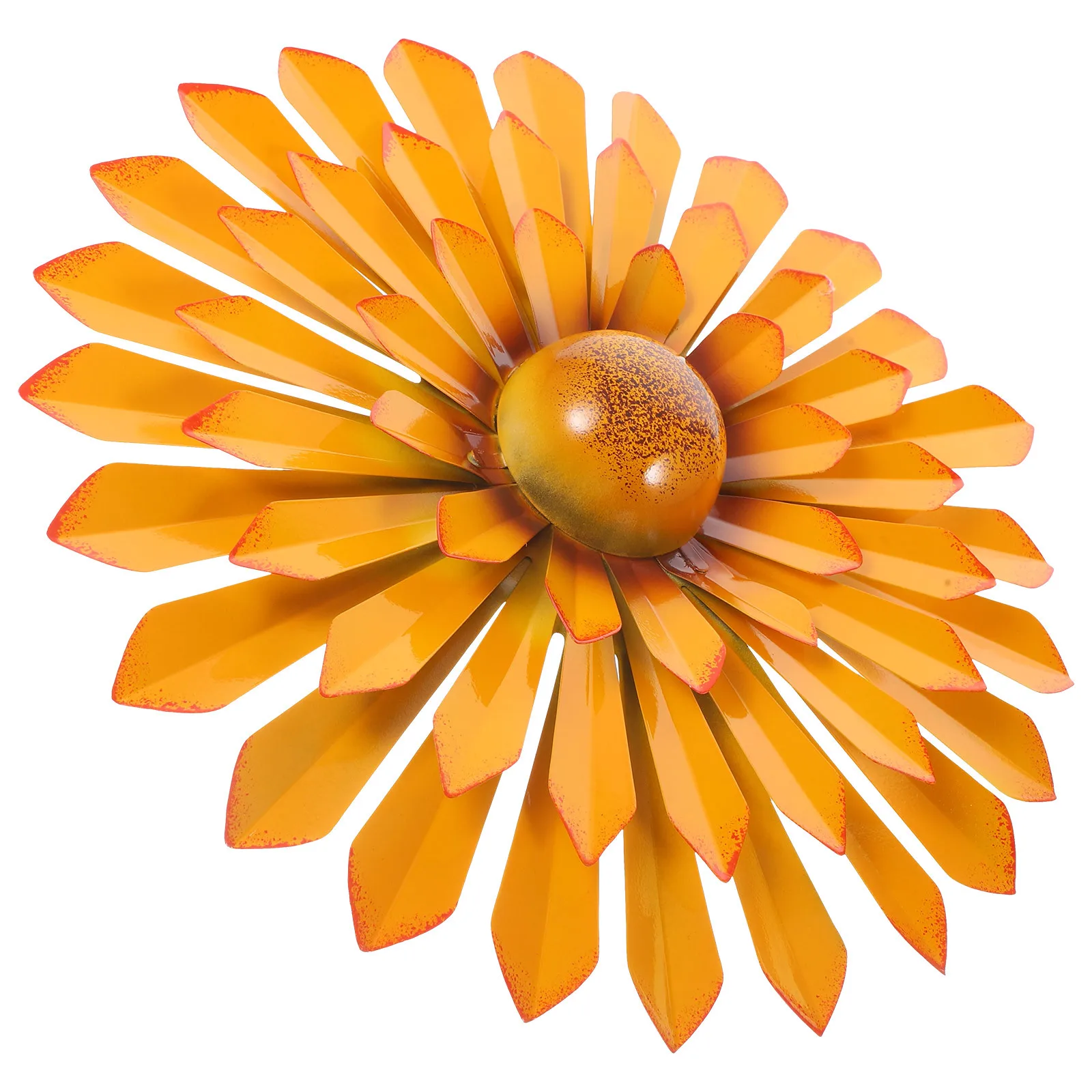 

Metal Flower Wall Hanging Pendant Iron Flower Shaped Decoration Yard Home Indoor Outdoor Wall Ornament Scene Hanging Decor