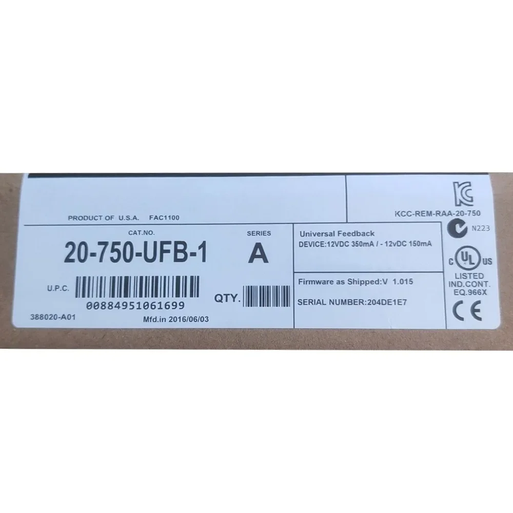 New 20-750-UFB-1 PowerFlex 755 Universal Feedback Module 20-750-UFB-1