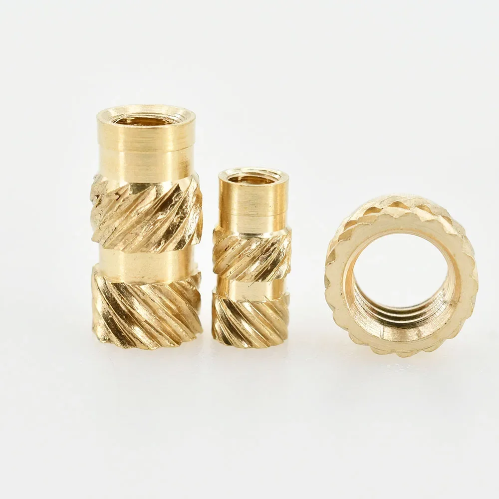 M2 M2.5 M3 M4 M5 M6 Brass Hot Insert Nut Melting Heat Copper Nuts Inserts 3D Printer Laptop Nutsert Embedded Injection Nuts