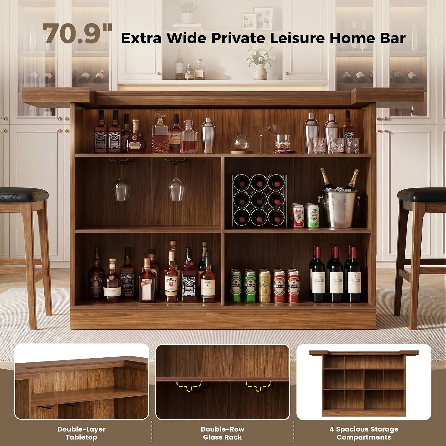 Modern Bar Table Set 6