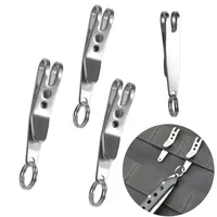 Camping 1/5Pcs Mini Edc Gear Pocket Suspension Clip Hanger Key Ring Keychain Key Chains Carabiner Outdoors Tools Accessories