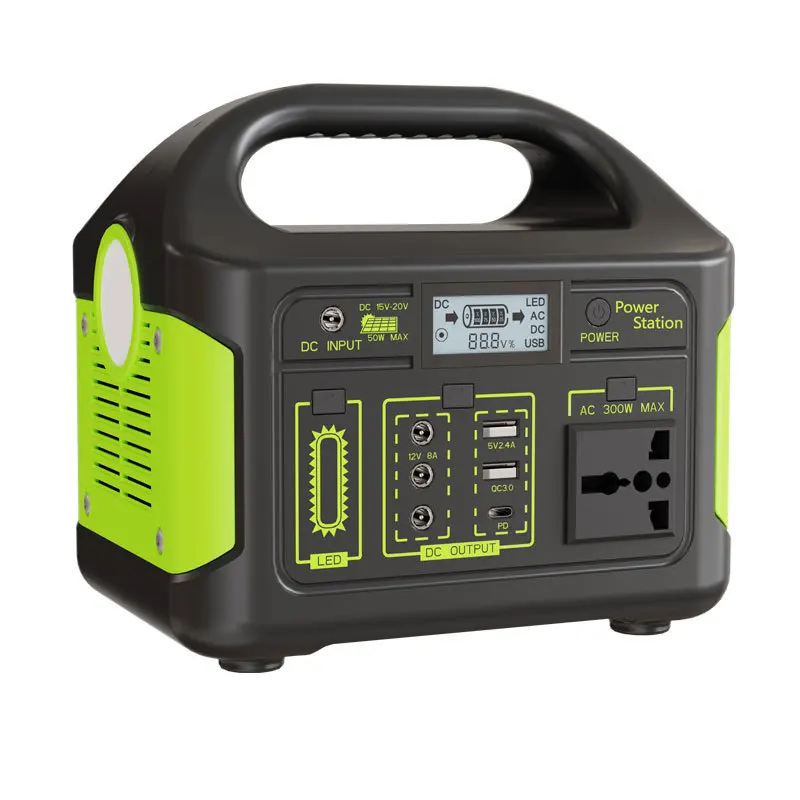 Gaiaray 300W Tragbare Stromversorgung 256Wh 12.8V Solar-Powerstation Ladegeräte Notstromgenerator für Camping Reisen Heimgebrauch Wohnmobil LiFePO4 3000+ Zyklen Smart BMS