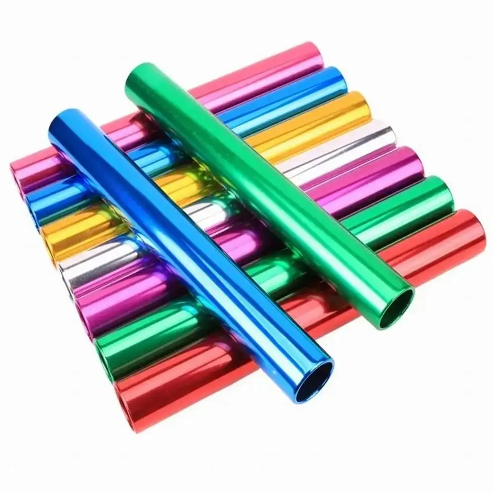 School Aluminum Alloy Relay Baton Athletics Thicken Relay Track Baton Hollow 3.8cm Running Match Baton Training Competition