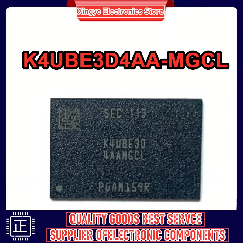 K4UBE3D4AA-MGCL FBGA200 4G LPDDR4X 4266Mbps Mobile and tablet operating memory IC New Original in Stock