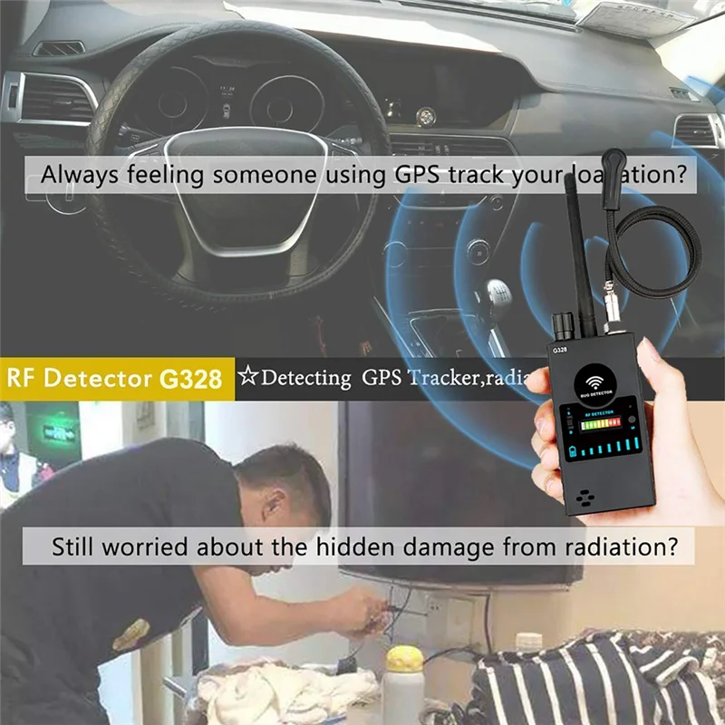 

-A25M Listening Device High Sensitivity Scanner Bug Detector GSM Listening Device Finder
