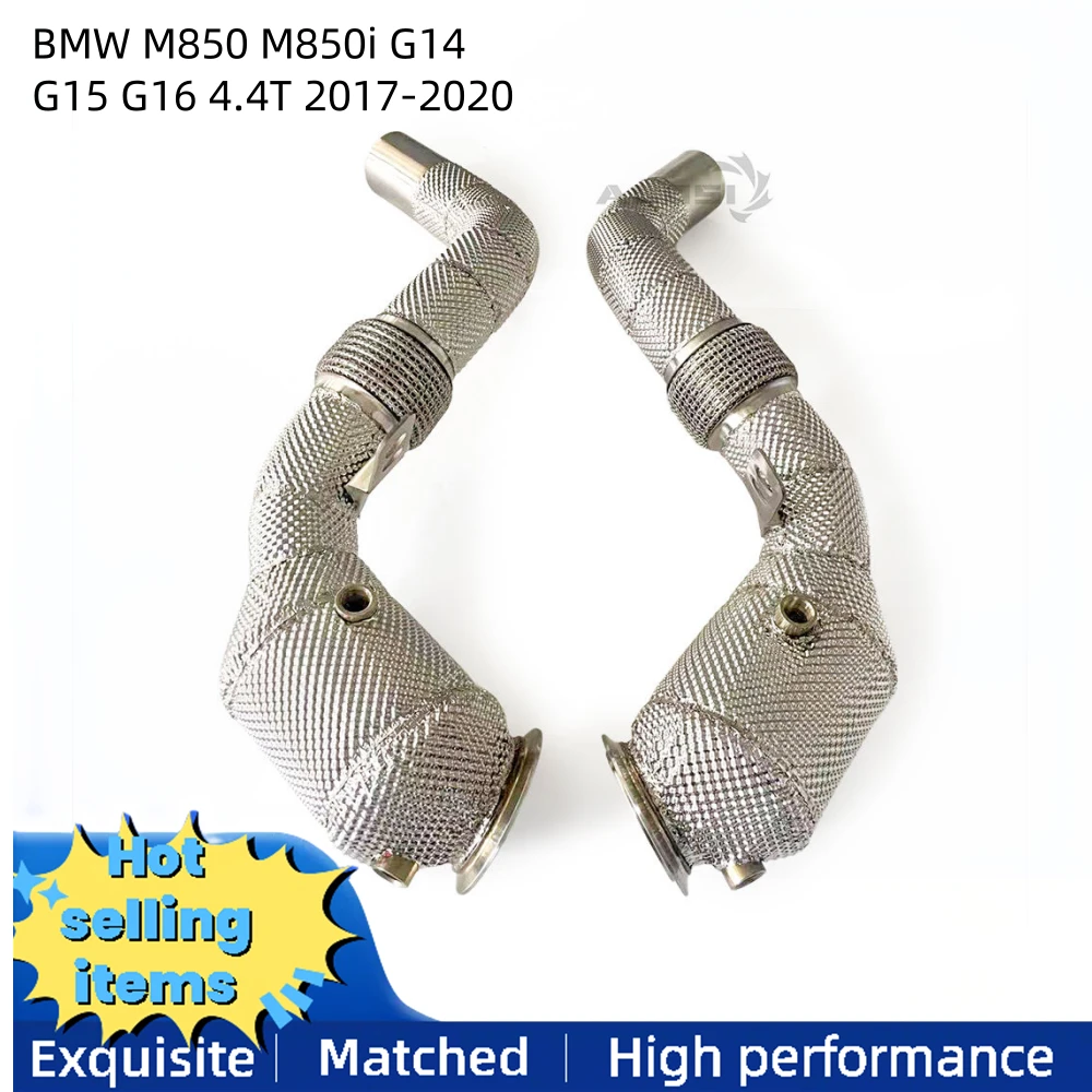 

Выхлопная труба для BMW M850i G14 G15 G16 4.4T 2017-2020, выхлопная система с теплозащитным экраном, модифицированная гоночная производительность