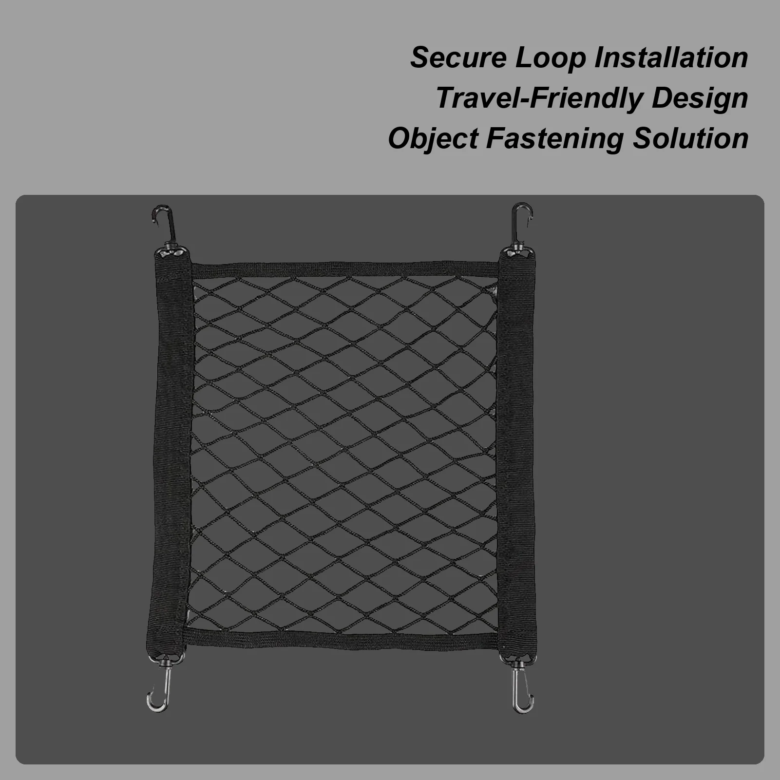 

Мотоциклетная грузовая сетка из полиэстера, велосипедная грузовая сетка для хранения шлема, эластичная сетка для хранения багажа, завязка 30x30 см