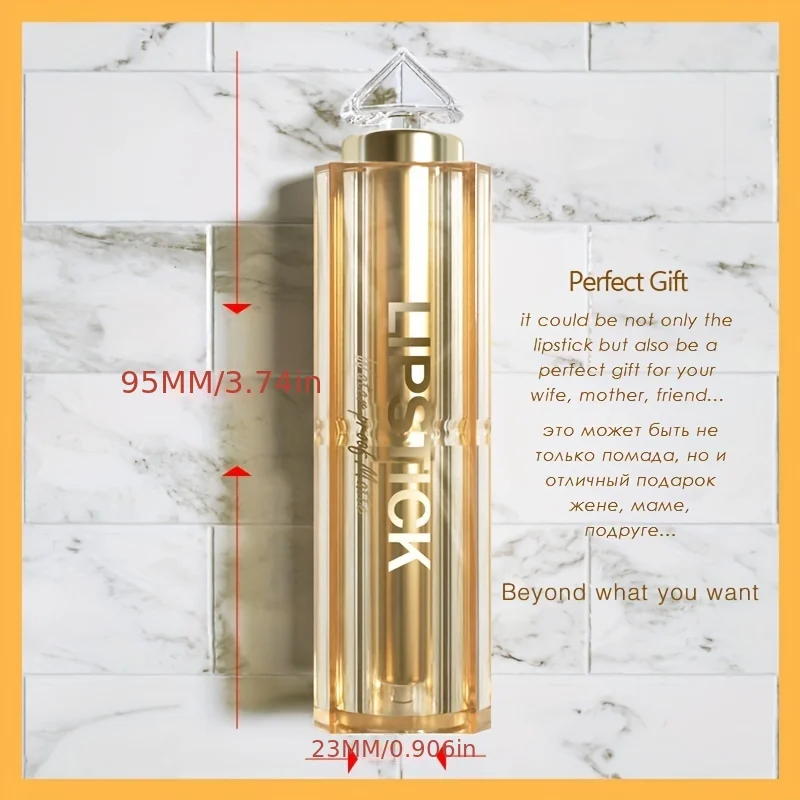 4 pezzi/set rossetto a lunga durata opaco impermeabile Magic Pearl Shimmer Glitter rossetto opaco per il trucco delle donne